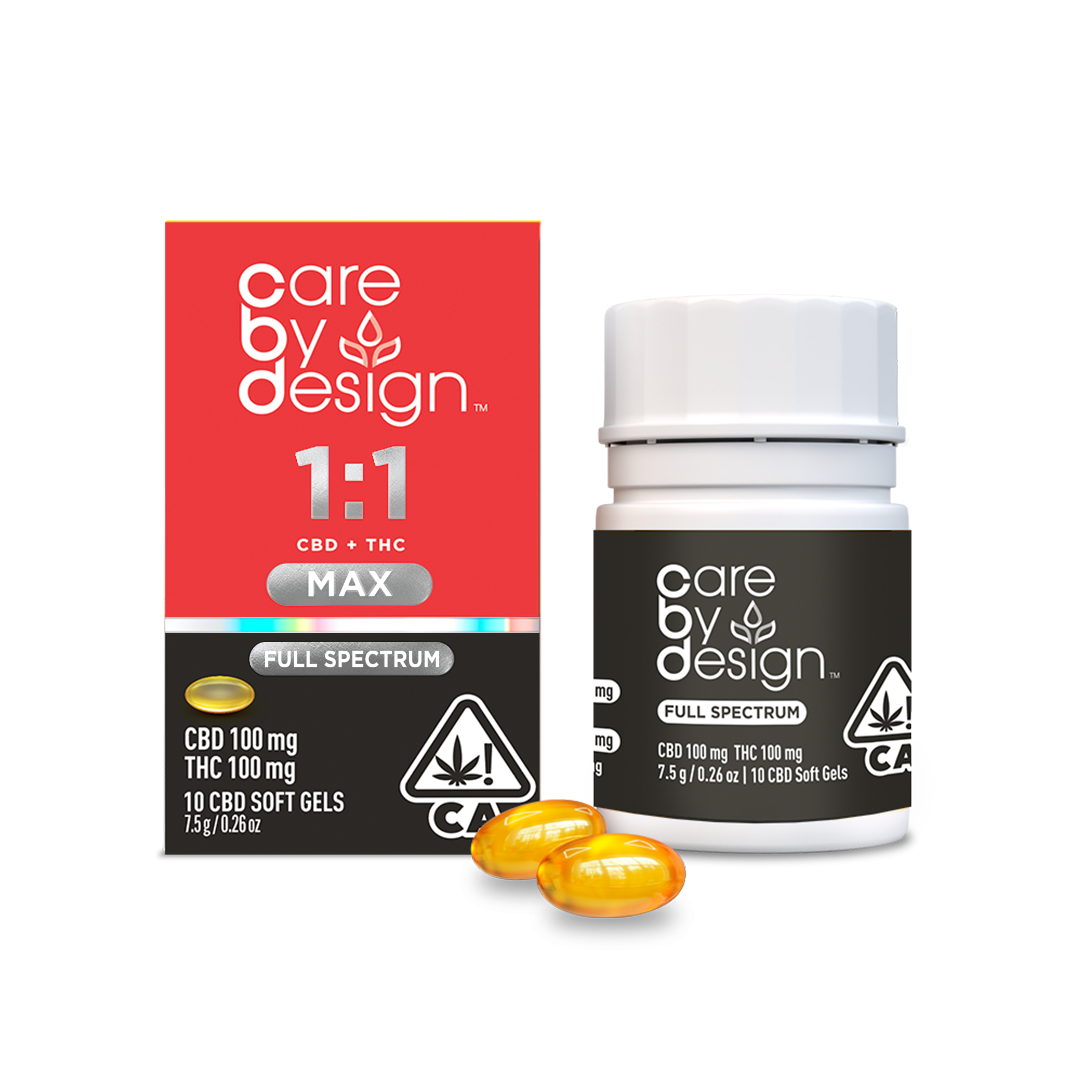 1:1 MAX SOFT GEL 10PK - 1000MG:1000MG