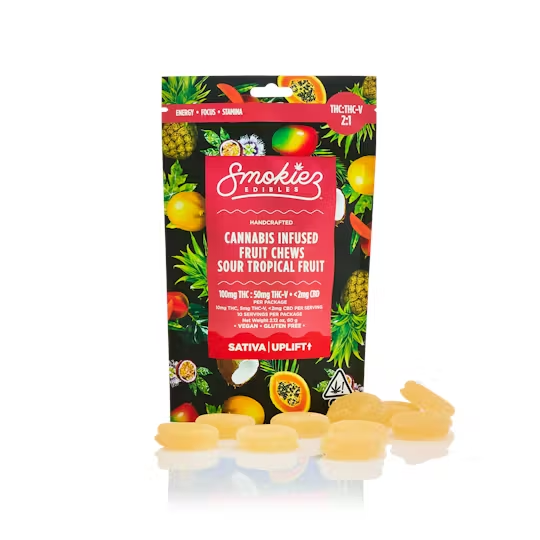 2:1 THC:THCV SOUR TROPICAL FRUIT - 100MG