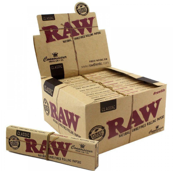 *21+ ONLY* -KING-HEMP ROLLING PAPERS WITH TIP