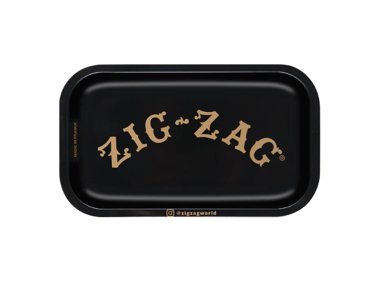**21+ ONLY** BLACK ZIG ZAG ROLLING TRAY