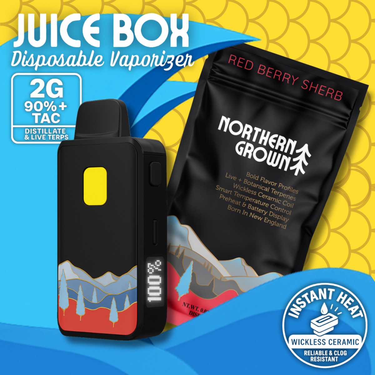 vape juice box Pure flavors:aloe grape Flum Pebble | Blueberry