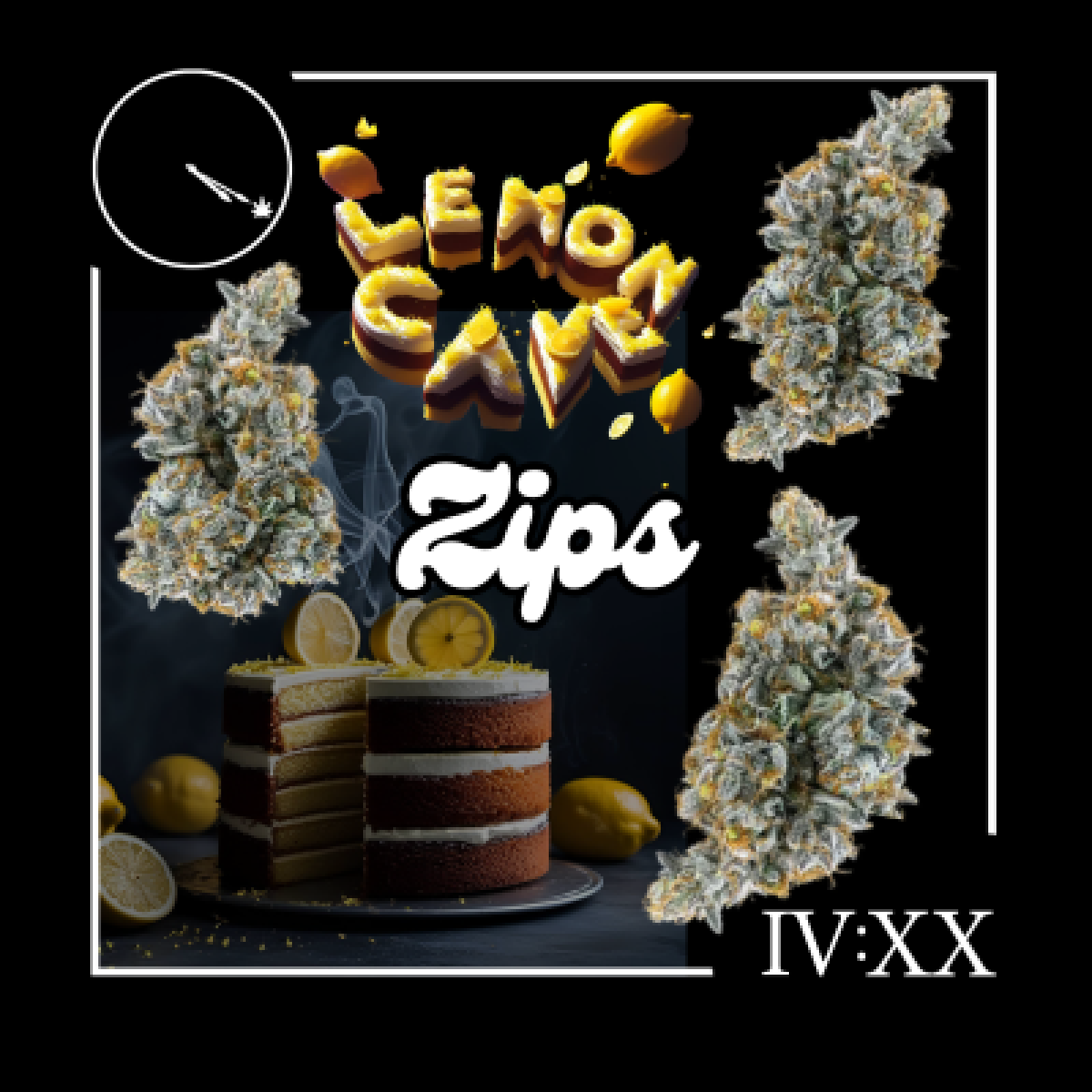 Flower | 28g | Lemon Cake | Sativa Dominant Hybrid | Four20