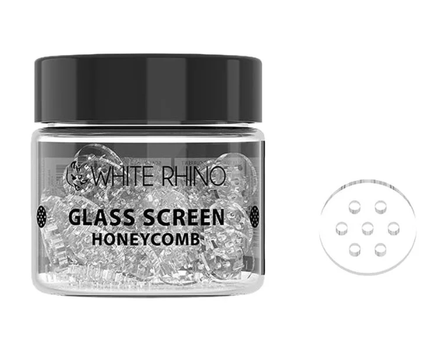 2pk Glass Screens | Honeycomb Shape