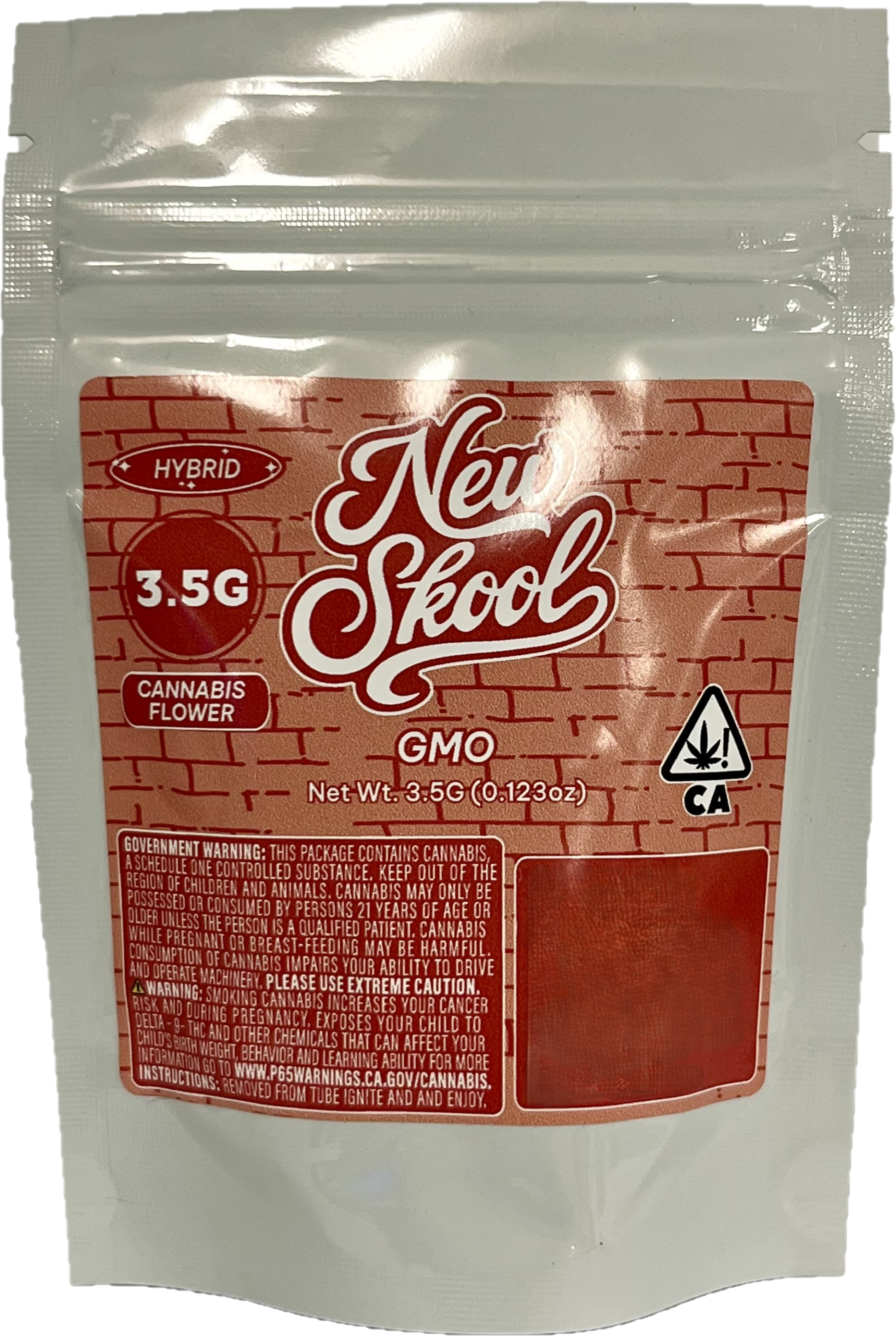 New Skool | GMO (H) | 3.5g - 1/8oz in Vista