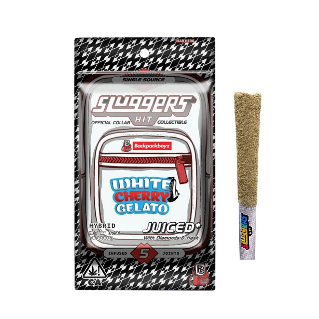 SLUGGERS - SLUGGERS | WHITE CHERRY GELATO (H) | .7G X 5PK INFUSED PREROLL
