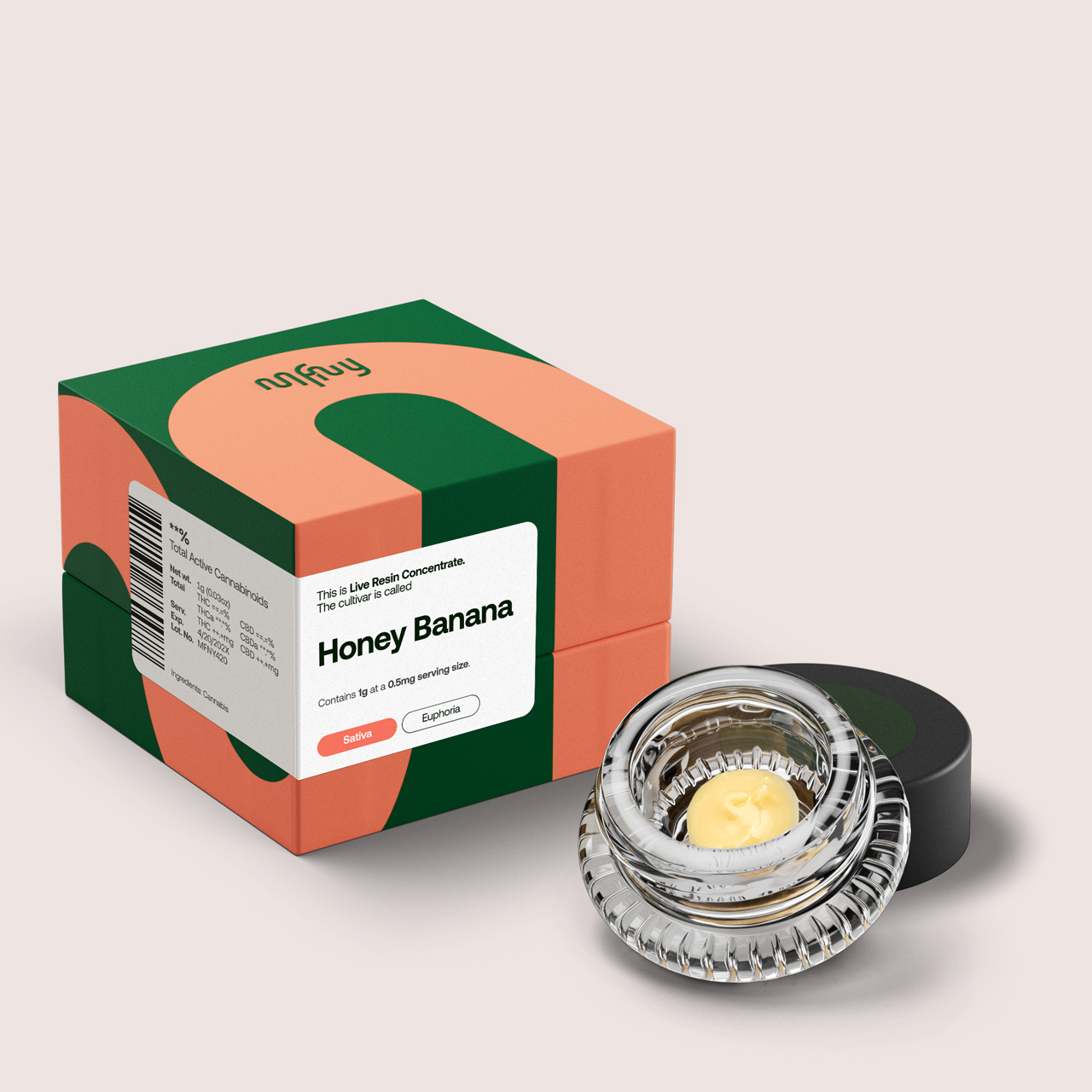 MFNY Live Resin Badder 1g Honey Banana (Sativa)
