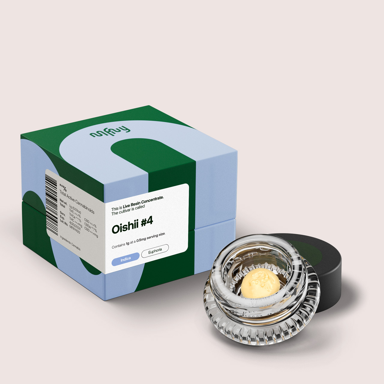 MFNY Live Resin Badder 1g Oishi #4 (Indica)