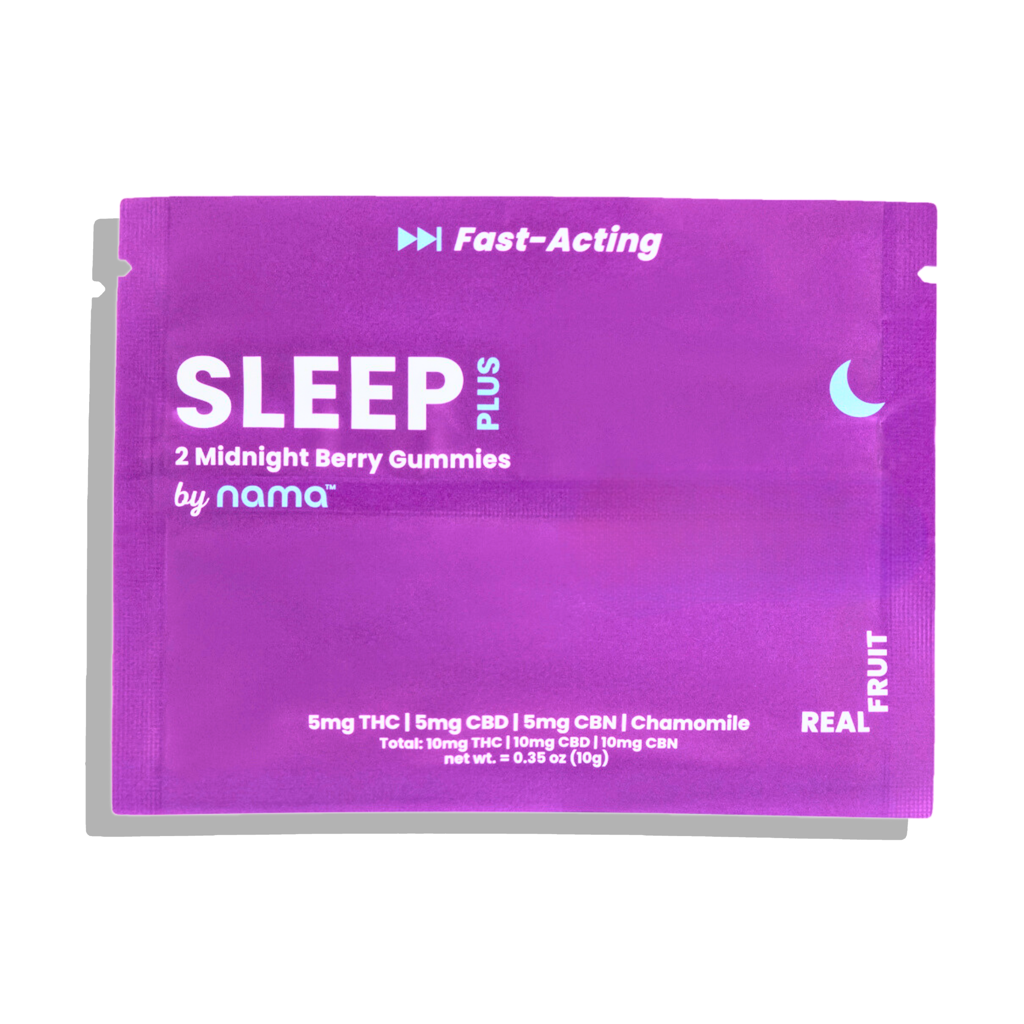 Nama | Sleep + Chamomile | Midnight Berry | Gummies | 5:5:5 THC:CBD:CBN | 2pc 10MG