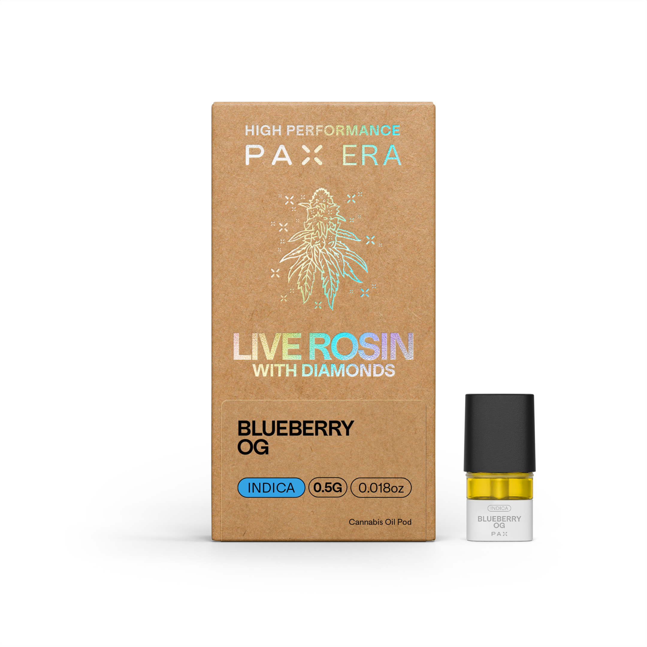 PAX Live Rosin with Diamonds - Blueberry OG - 0.5 g