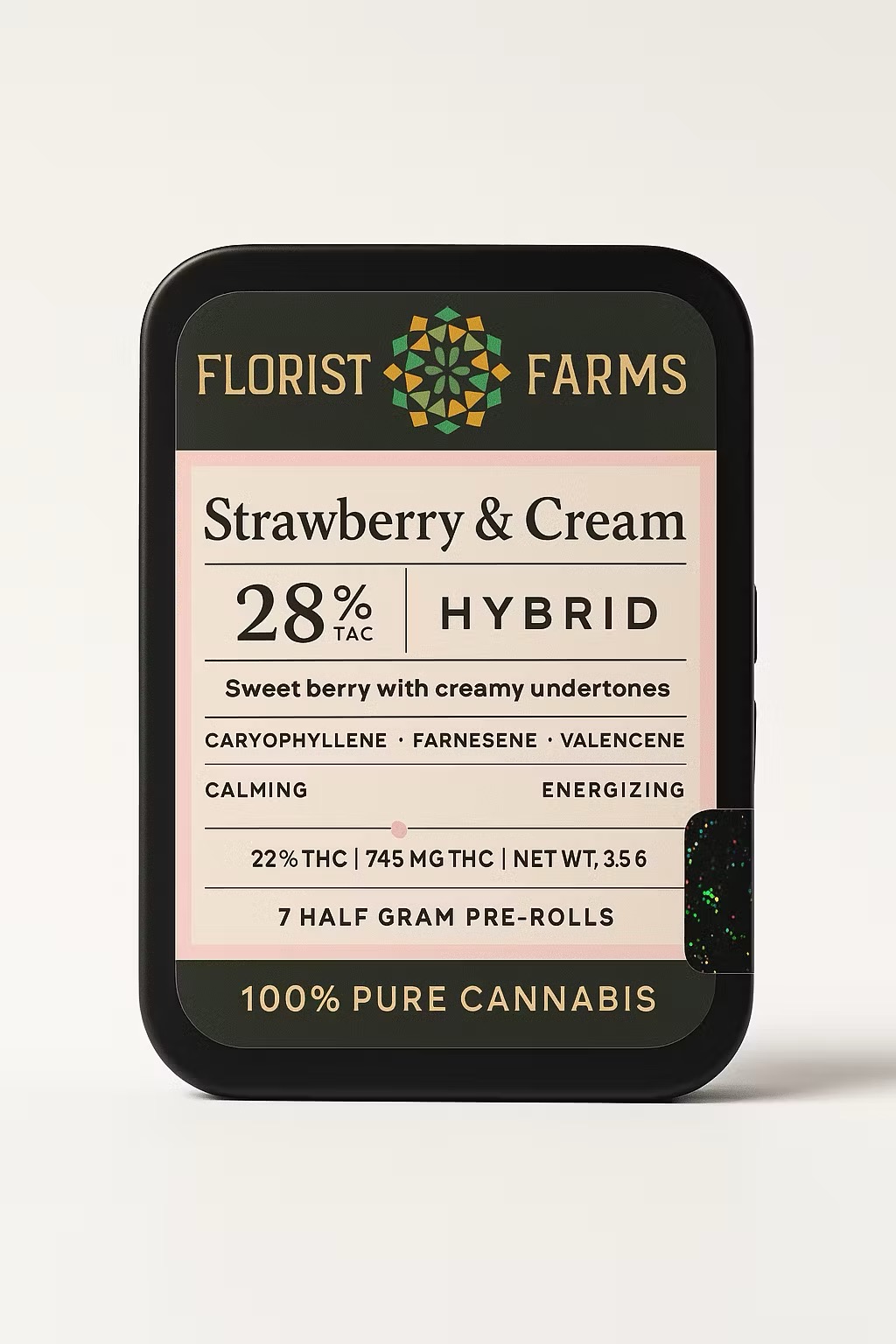 Florist Farms Multi-Pack Pre-Roll 3.5g (7 x .5g) Strawberry & Cream (Hybrid)