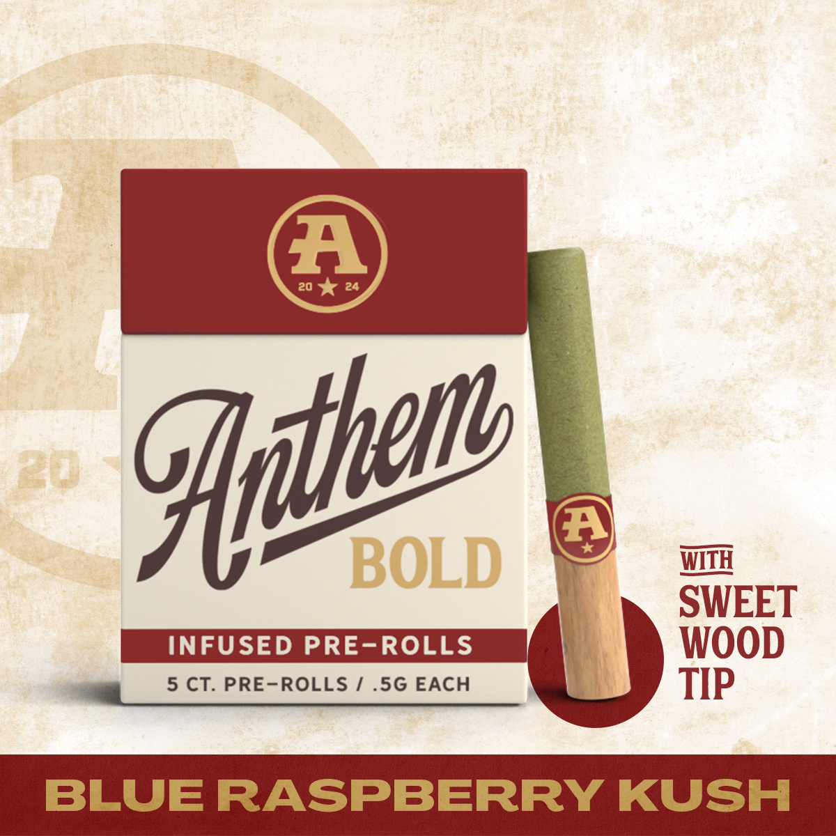 Shop ANTHEM | BOLD | Blue Raspberry Kush - 2.5 g - 5 Pack by ANTHEM ...