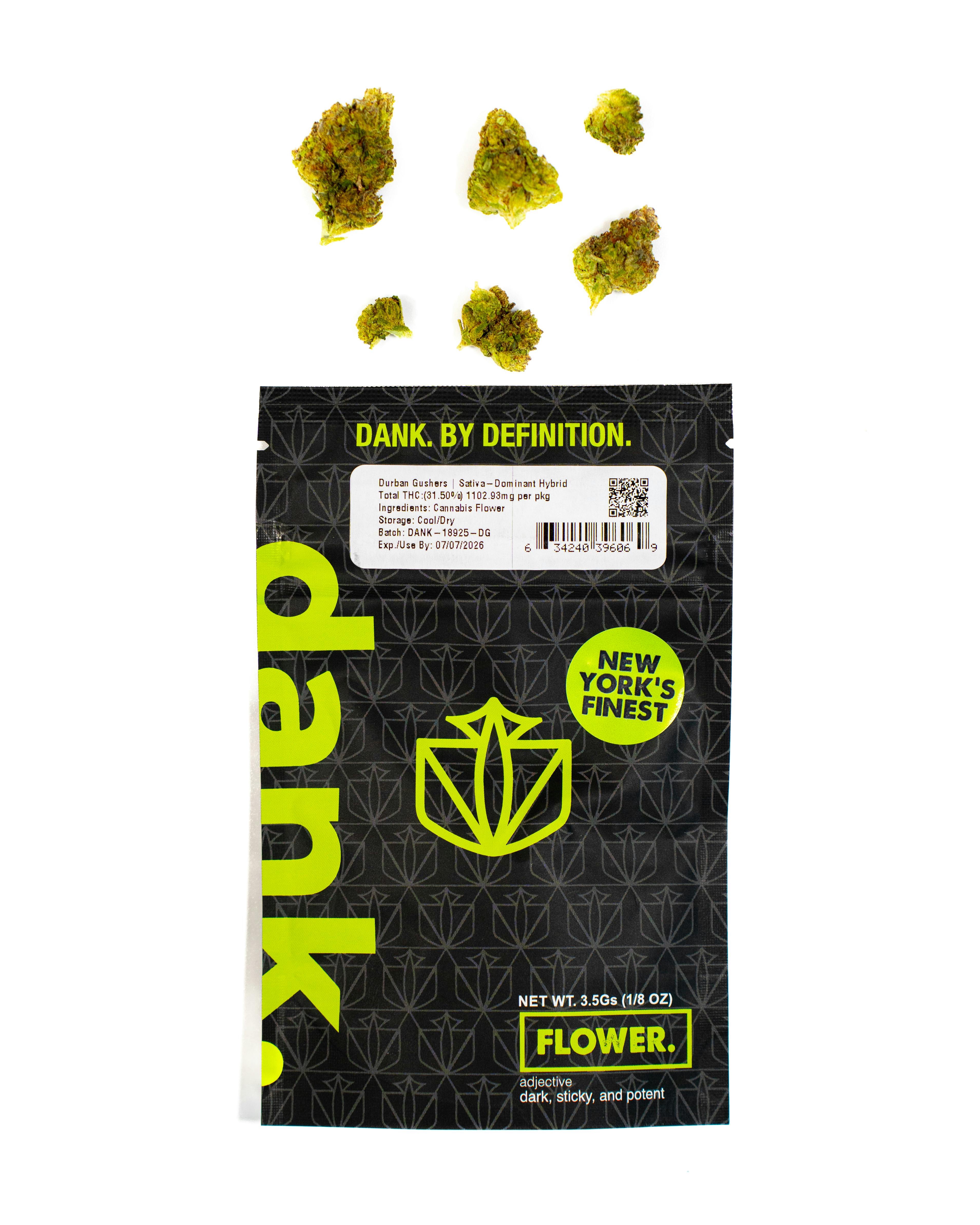 DANK - SUNGROWN - DURBAN GUSHERS - 3.5 g