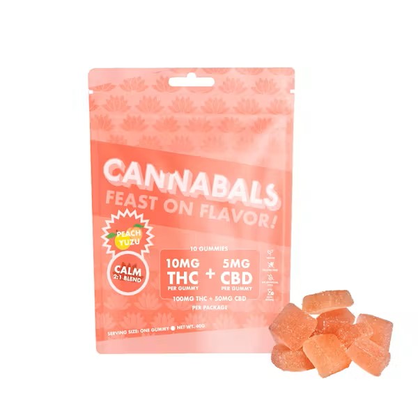 Cannabals | Mood | Peach Yuzu (Calm) - 100 mg - 10 Pack