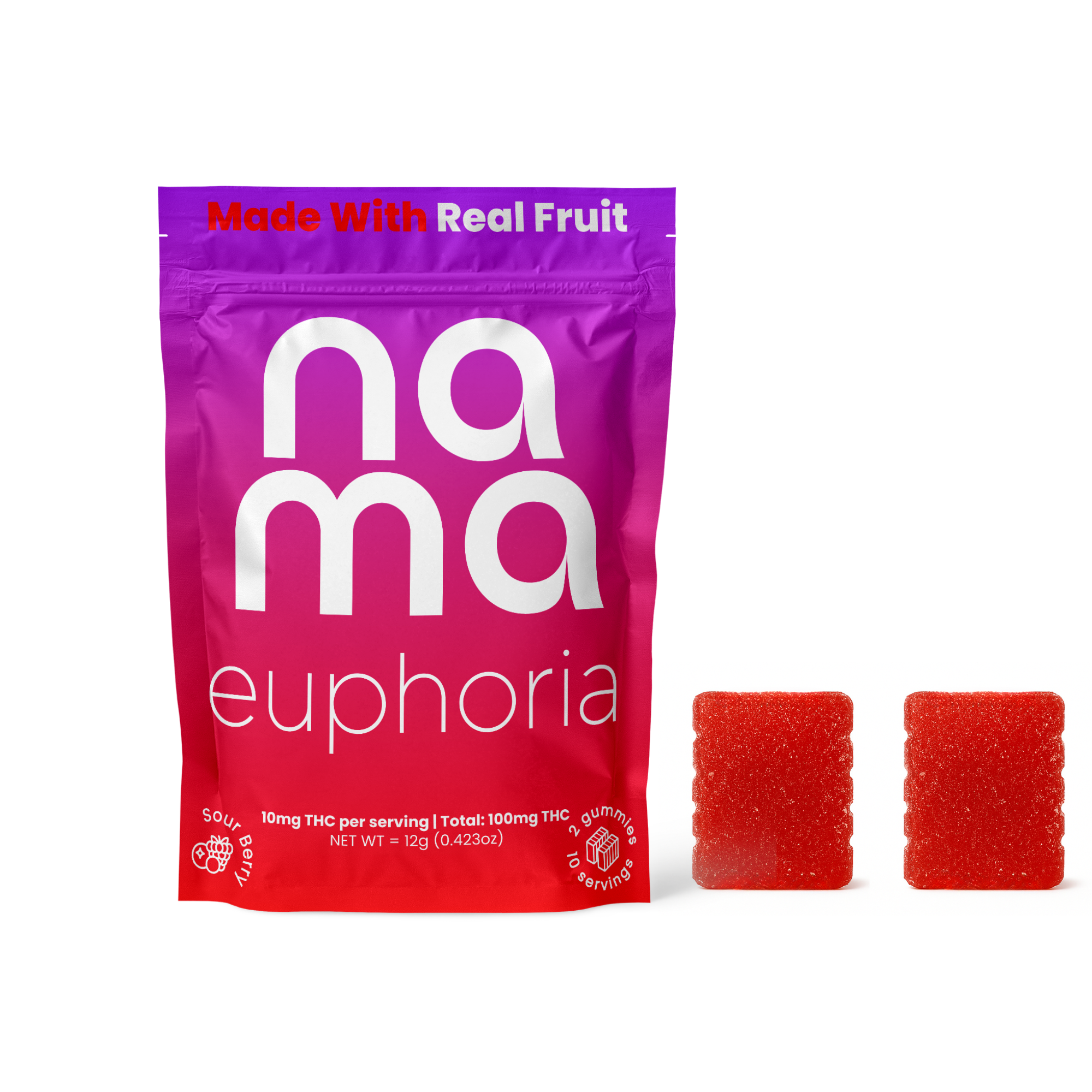 NAMA | EUPHORIA | SOUR BERRY | 2PC | 50MG - 100 mg