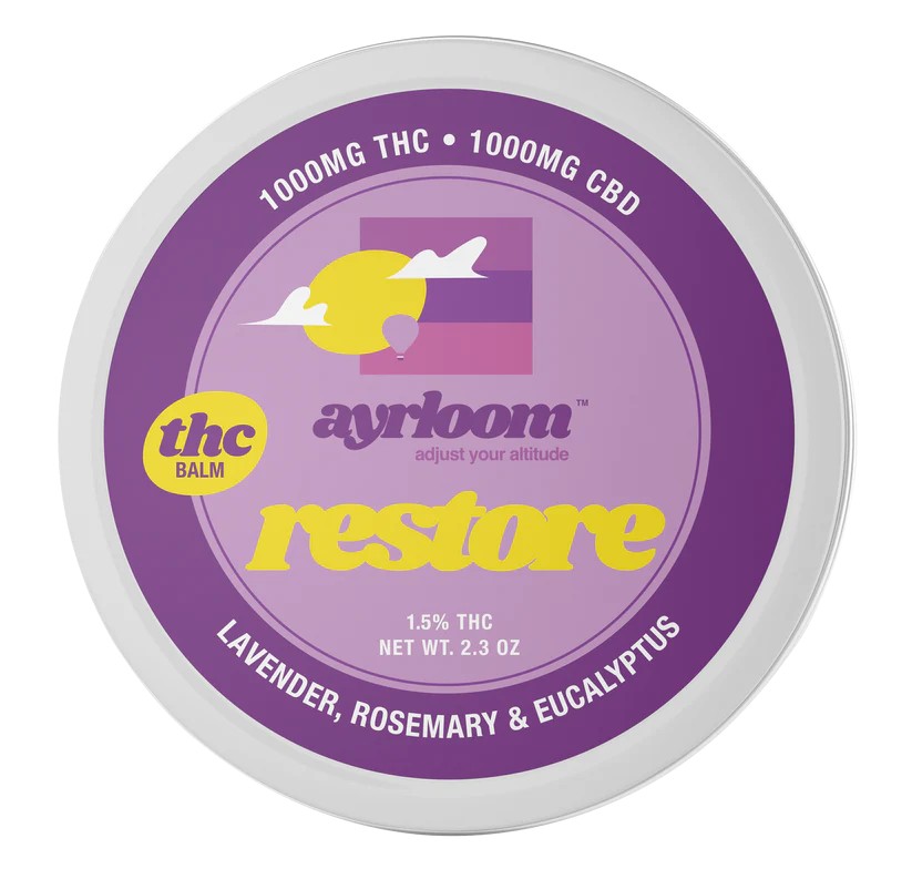 Ayrloom Balm 1,000mg Restore 1:1 (THC:CBD)