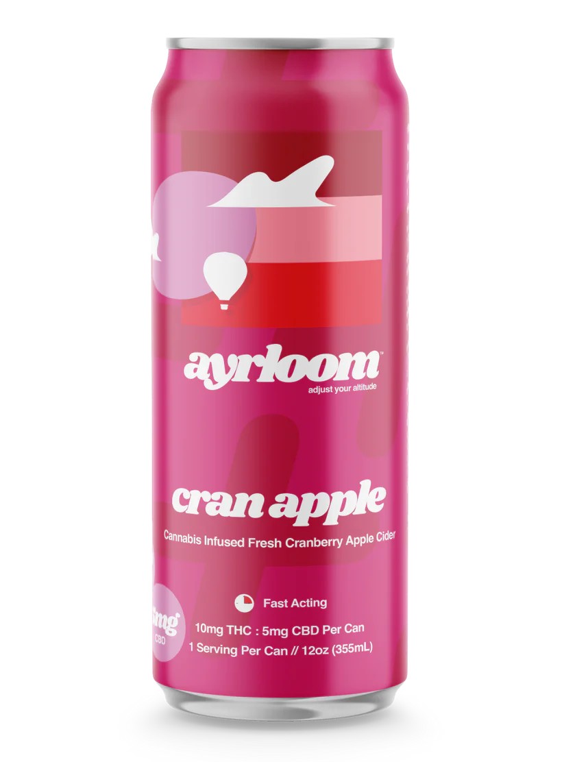 Ayrloom Up Seltzer - Cran Apple 2:1 (THC:CBD)