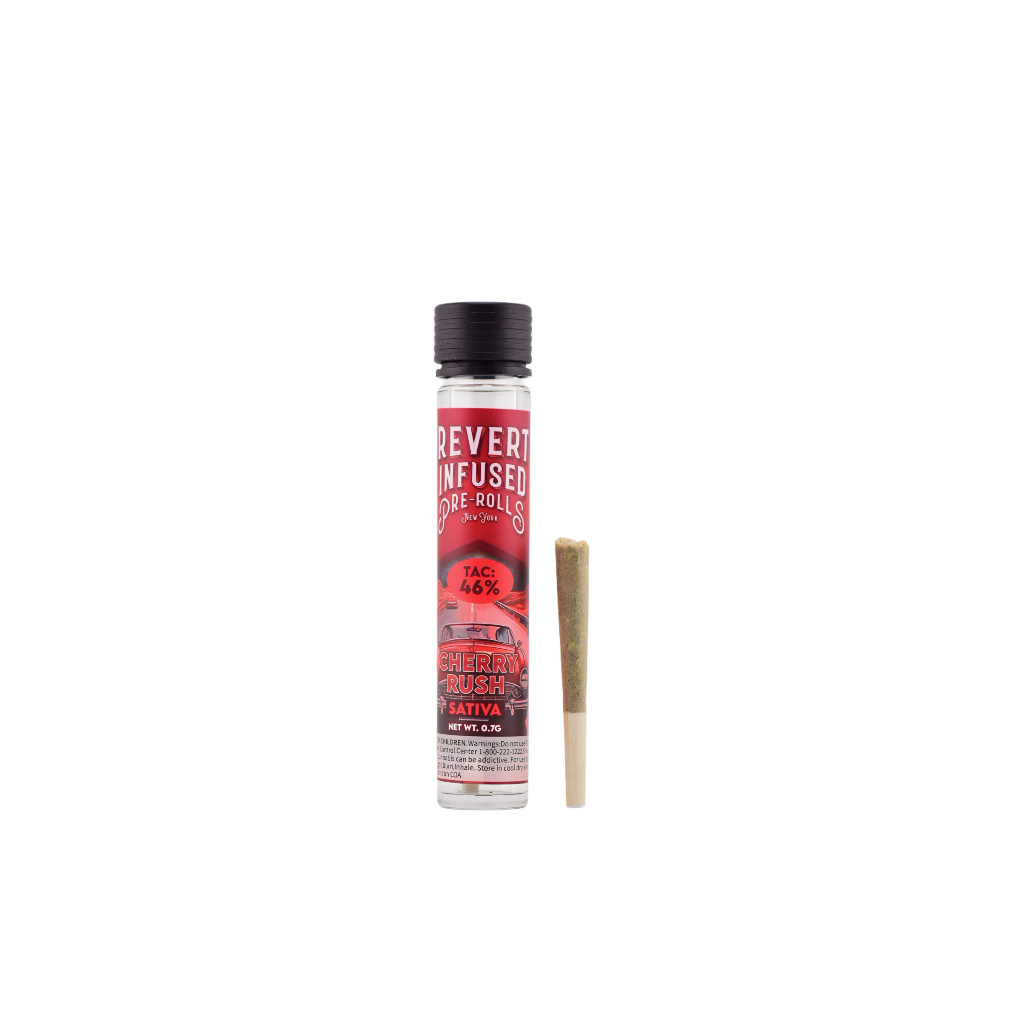 Revert Cannabis Infused Pre-Roll .7g Cherry Rush (Hybrid)