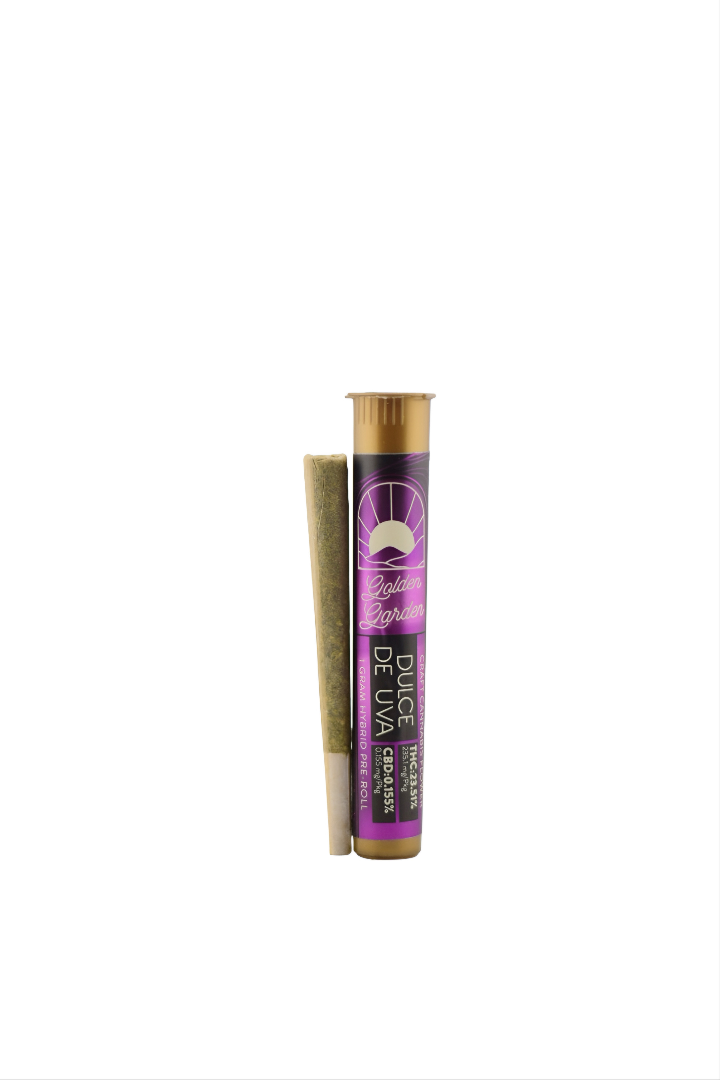Golden Garden Pre-Roll 1g Dulce de Uva (Hybrid)