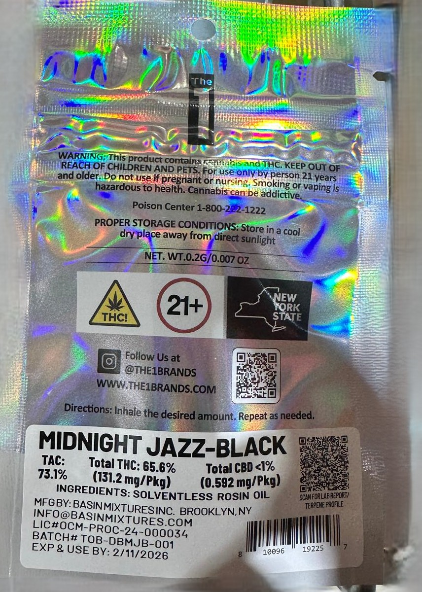 Theone - Dabgo Mini - Midnight Jazz - Black - 0.2 g