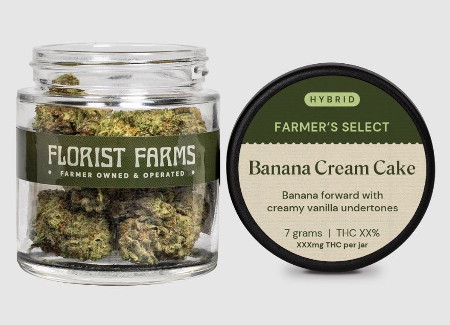 Florist Farms 7g Banana Cream Cake (Hybrid)