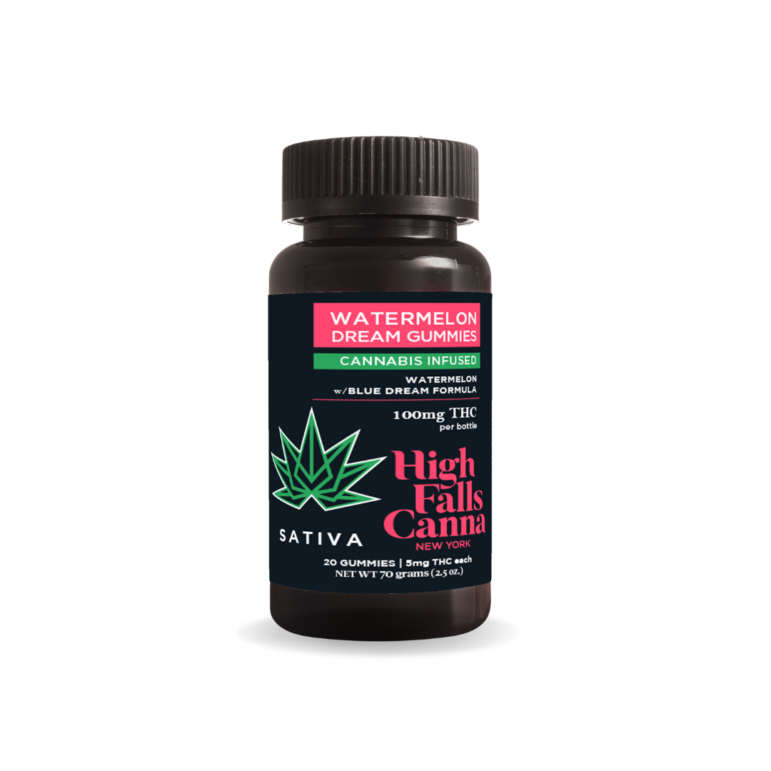 High Falls Canna New York Watermelon Dream Gummies - 100 mg