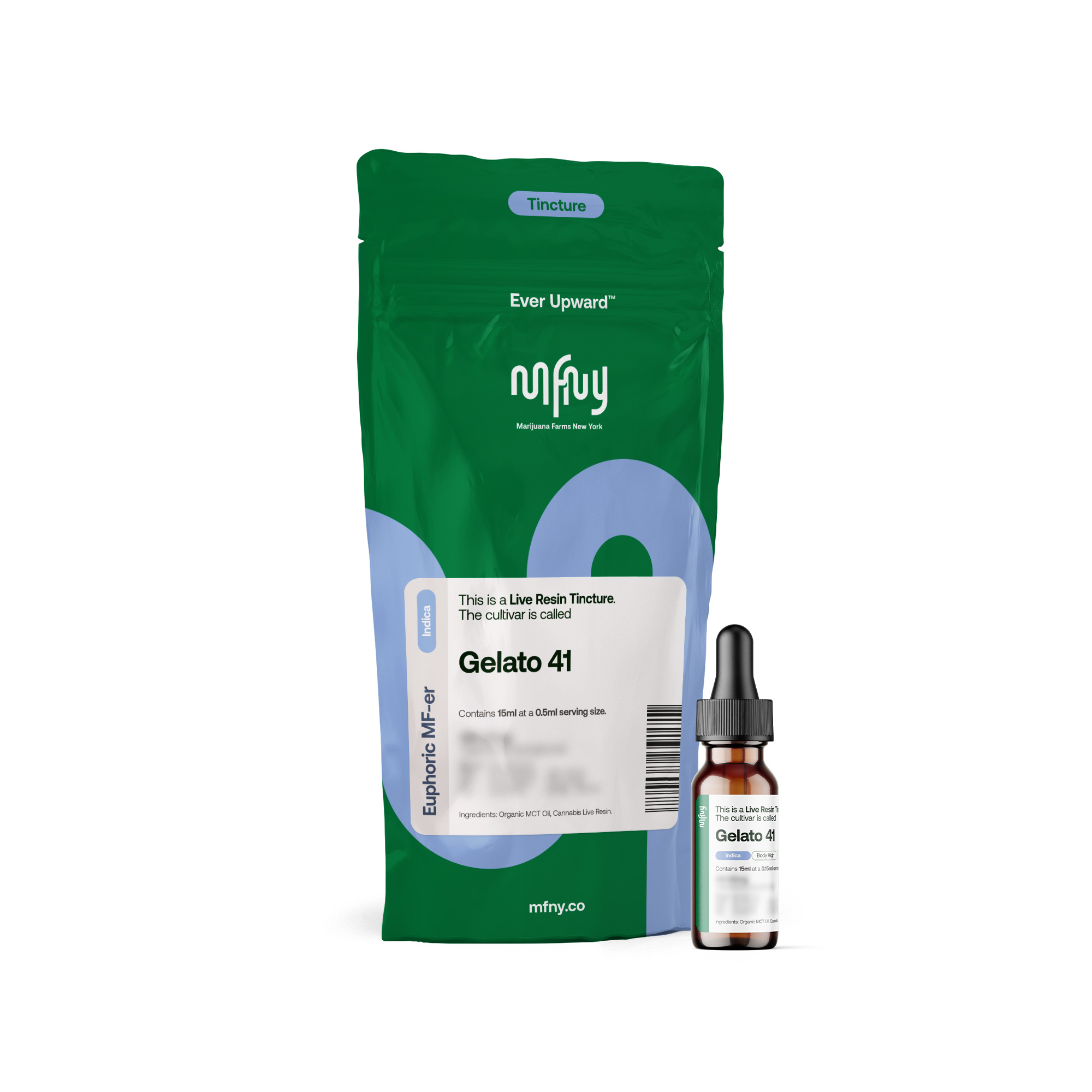 MFNY Live Resin Tinctures 15ml Gelato 41 (Indica)