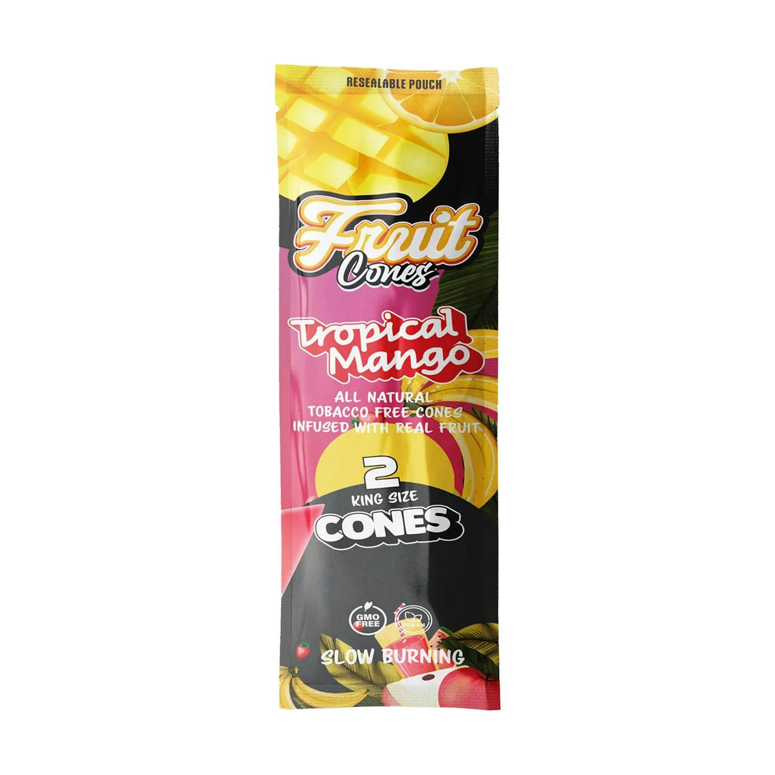 CONES - FRUIT CUTS - TROPICAL MANGO (2PK) 