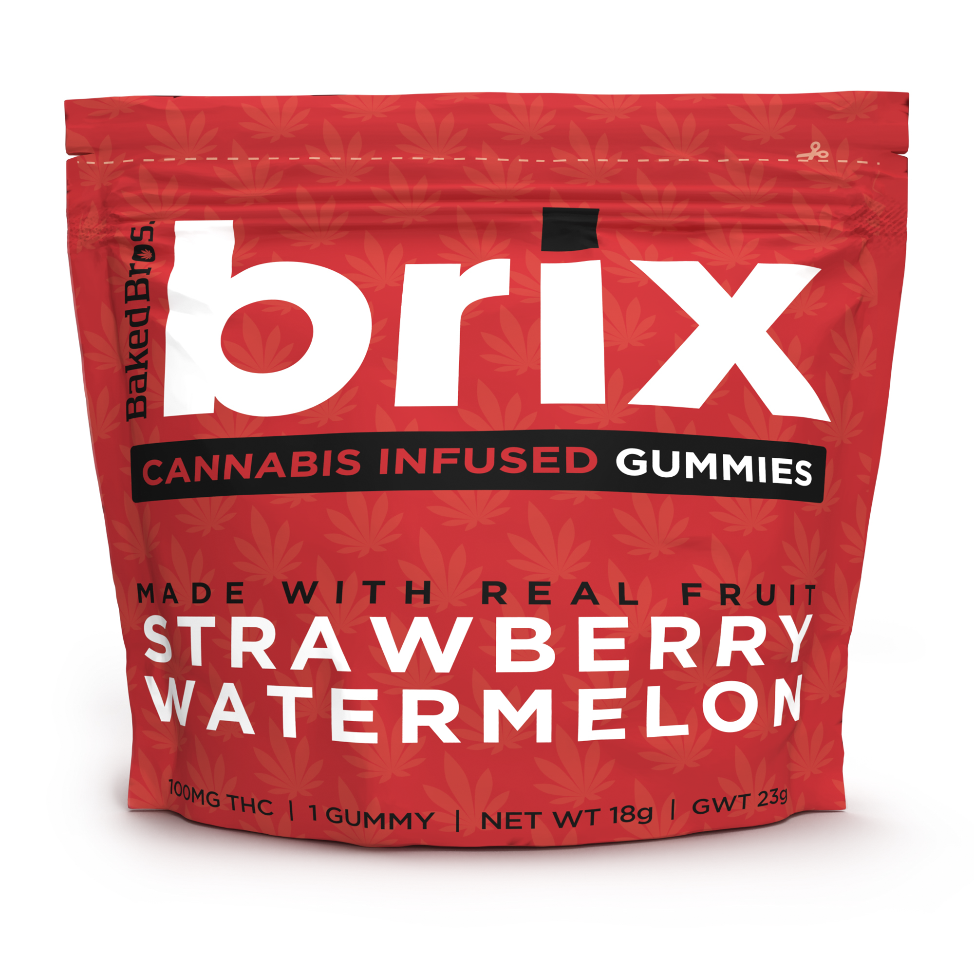 BAKED BROS - BRIX - STRAWBERRY WATERMELON (H) 100MG