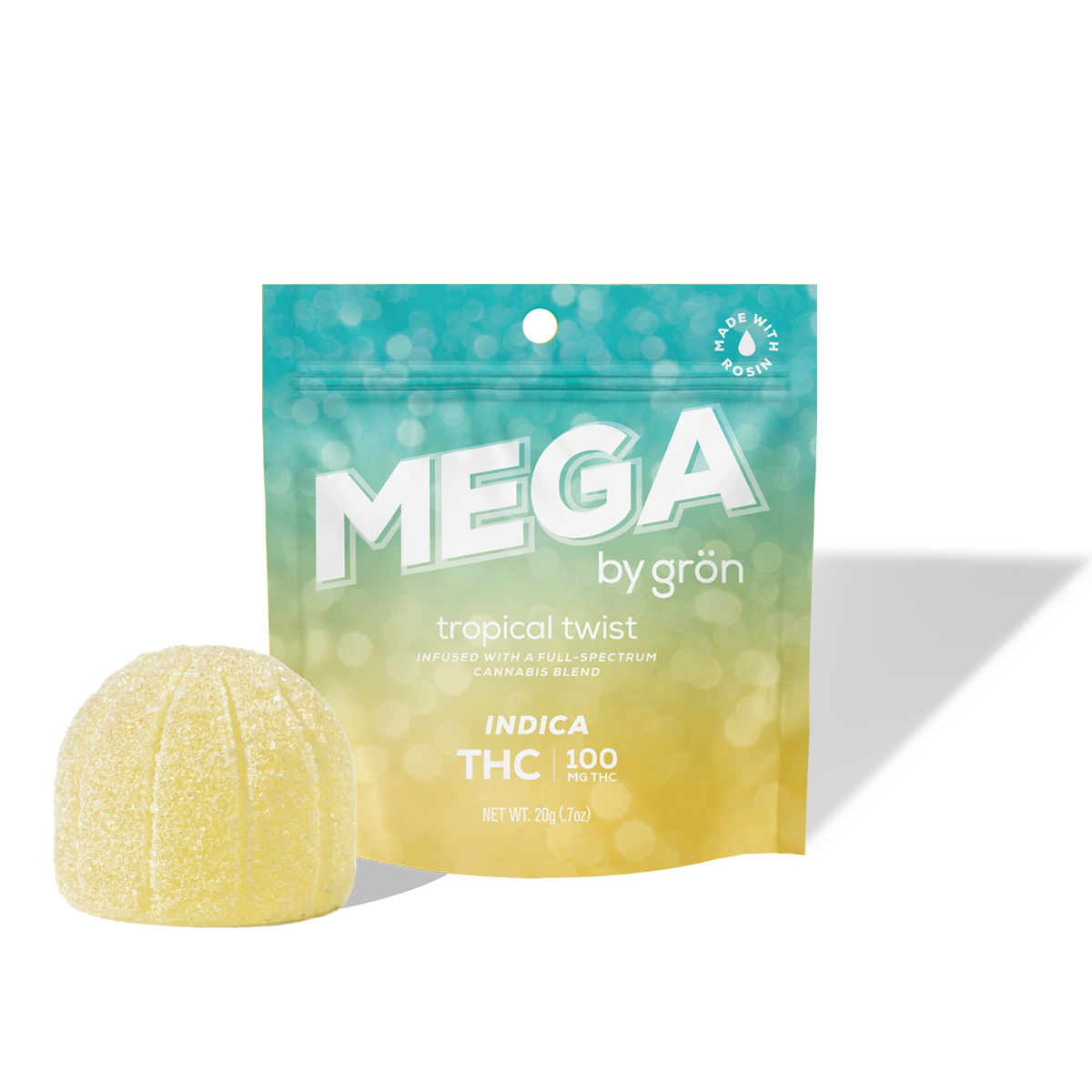 GUMMY - GRON - TROPICAL TWIST MEGA PEARL (I) - 100MG