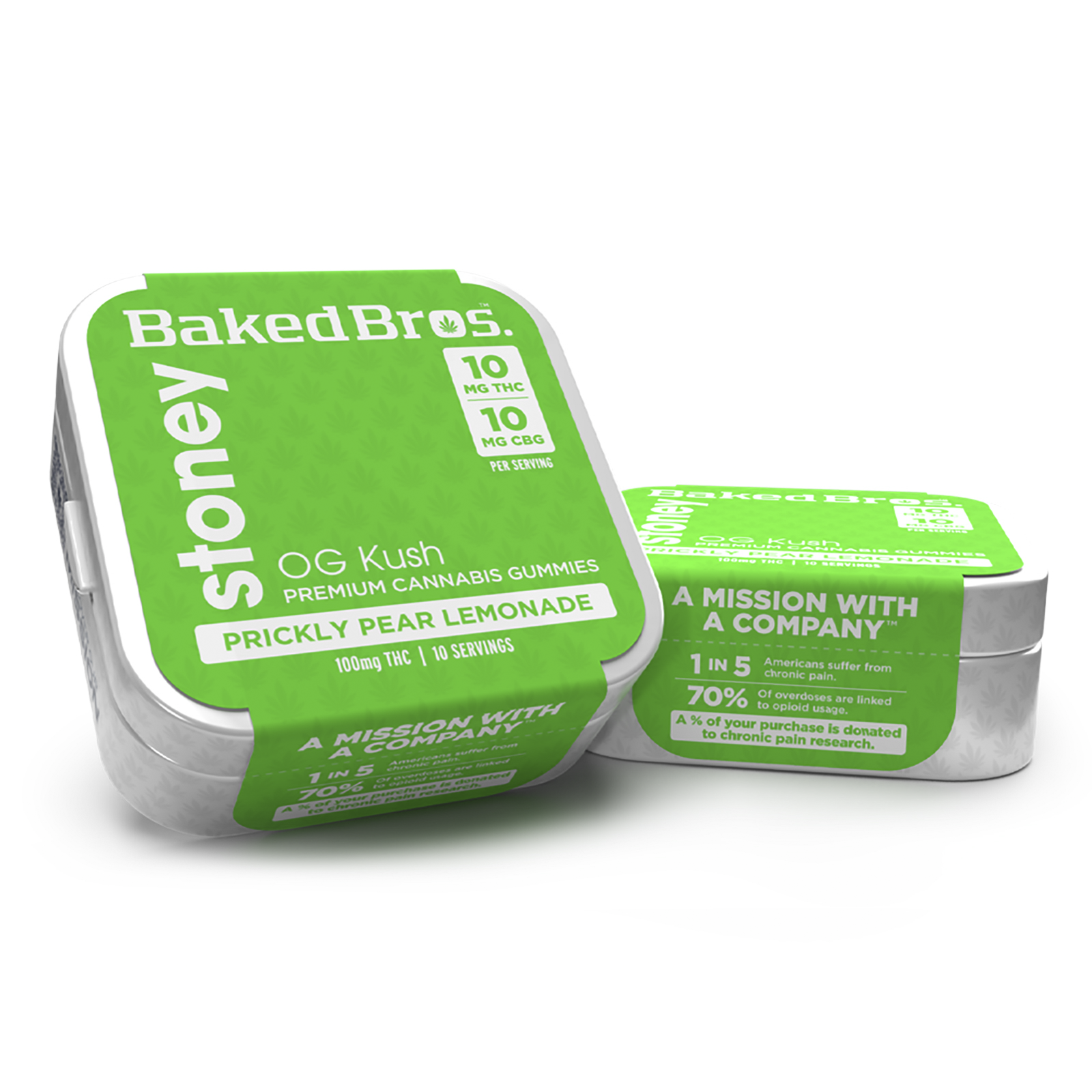 BAKED BROS - STONEY PRICKLY PEAR (H) 1:1 (THC:CBG) - 100MG