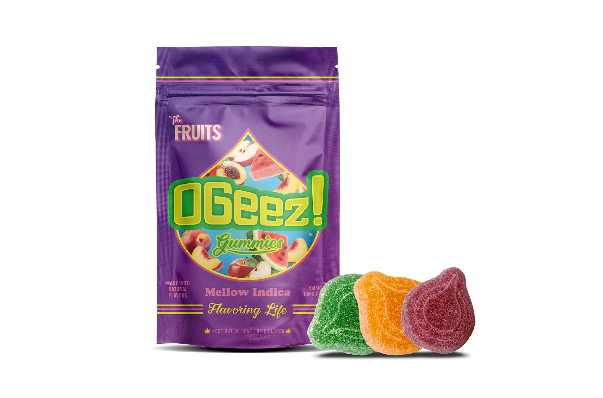 GUMMY - OGEEZ - THE FRUITS (I) - 100MG