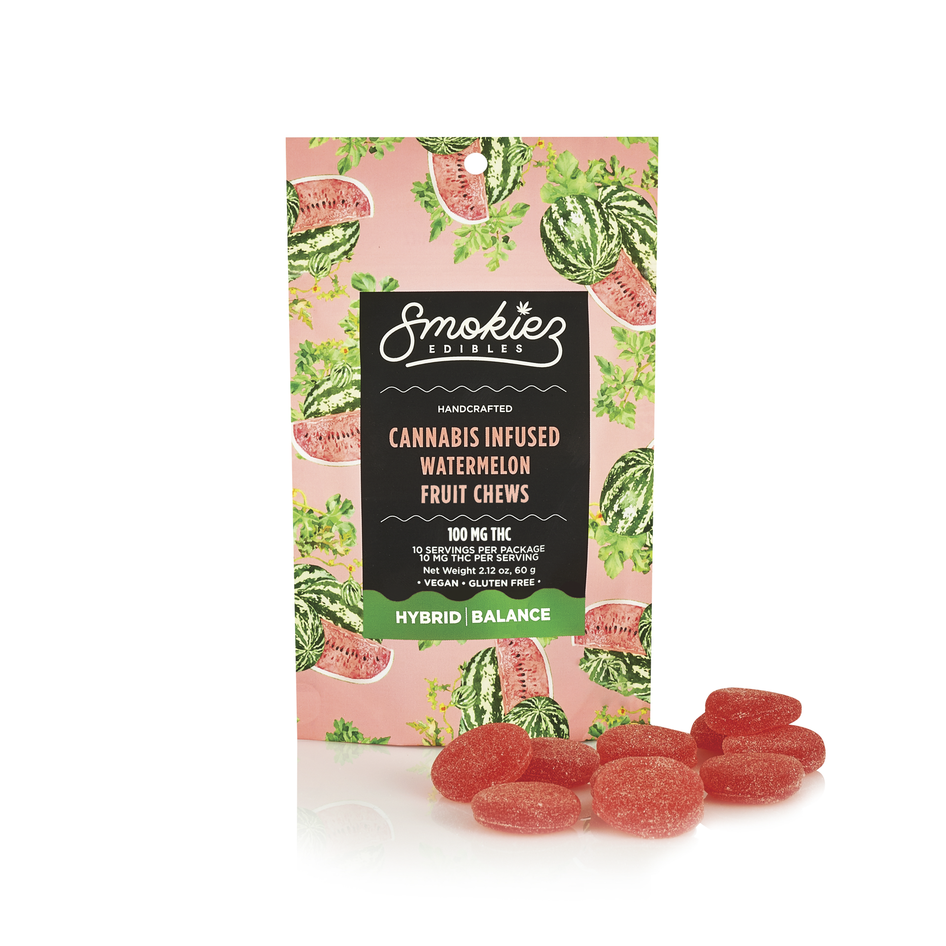 GUMMY - SMOKIEZ - SWEET WATERMELON (H) - 100MG
