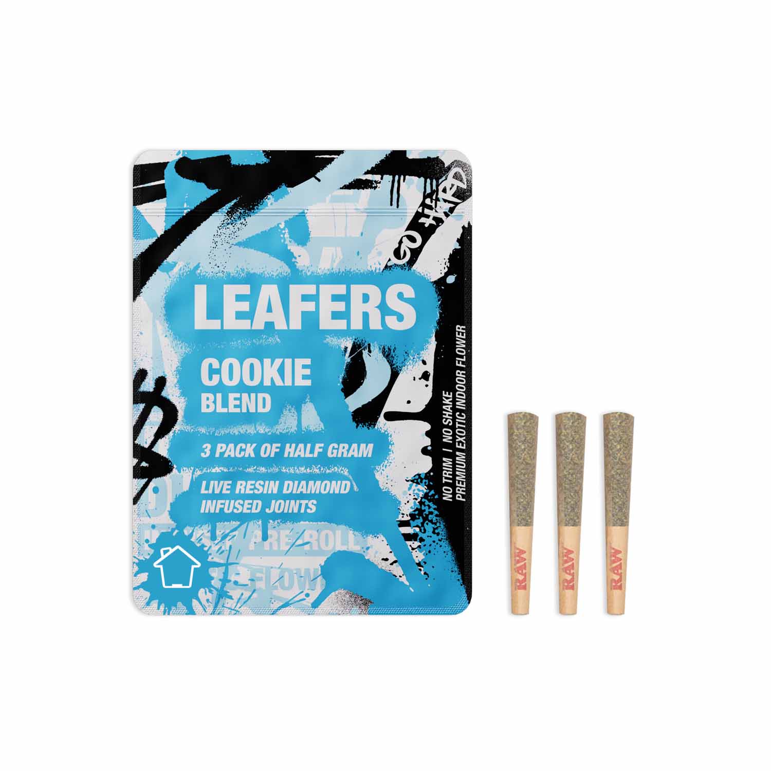 LEAFERS - COOKIE BLEND (H) 3PK - 1.5G