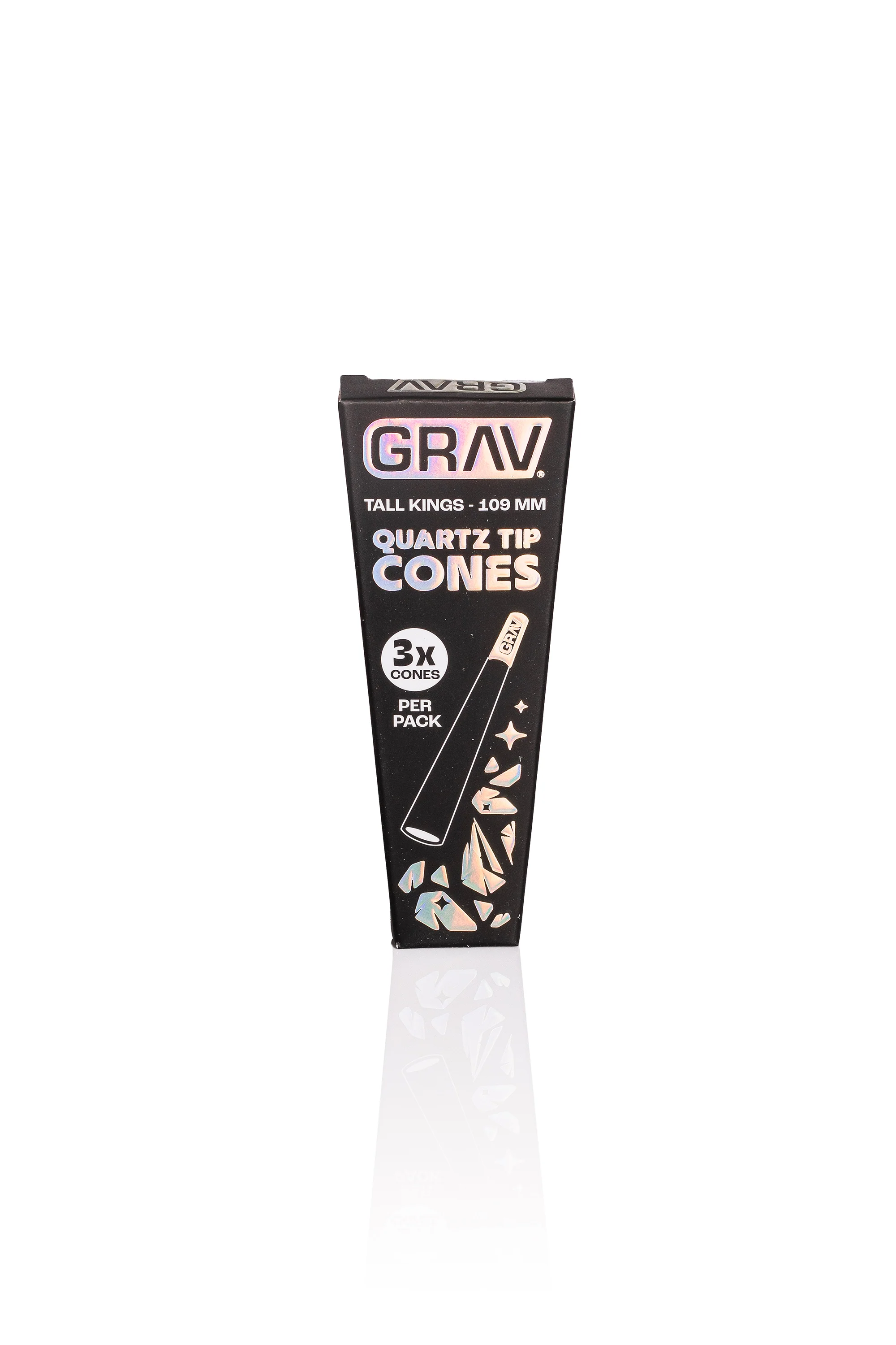 GRAV - QUARTZ TIP BLACK KING CONE