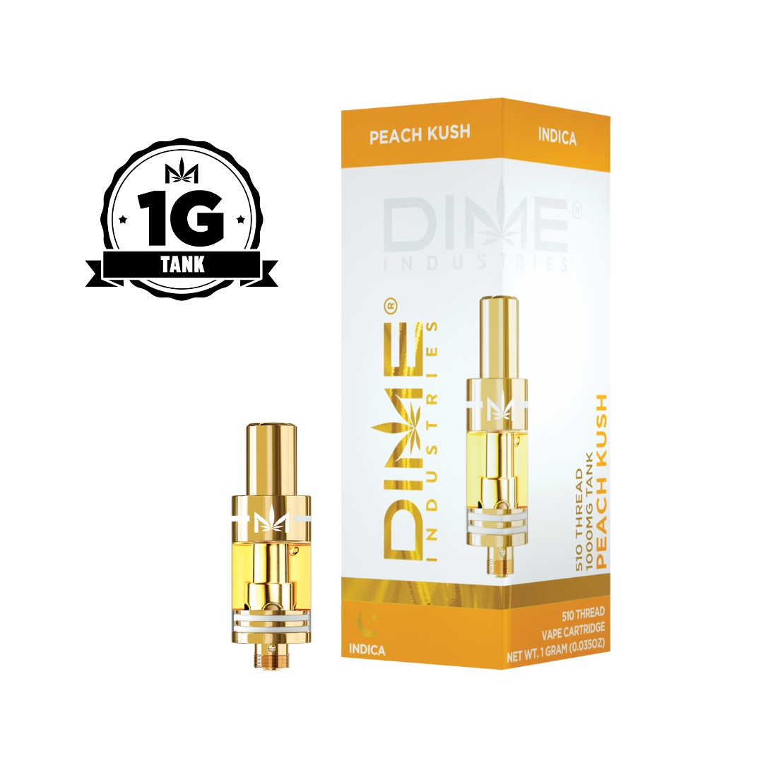 CARTRIDGE - DIME - PEACH KUSH 1000MG