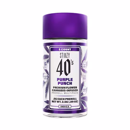 STIIIZY - PREROLL 5-PACK - PURPLE PUNCH (I) - 2.5G 