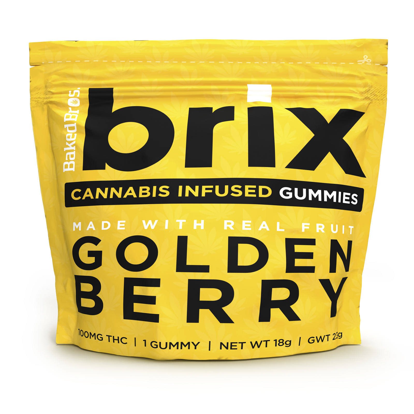 BAKED BROS - BRIX - GOLDEN BERRY (H) 100 MG
