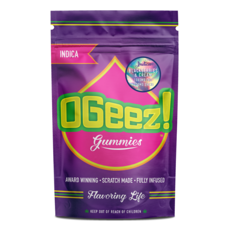 GUMMY - OGEEZ - BLACKBERRIES & CREAM (I) - 1000MG