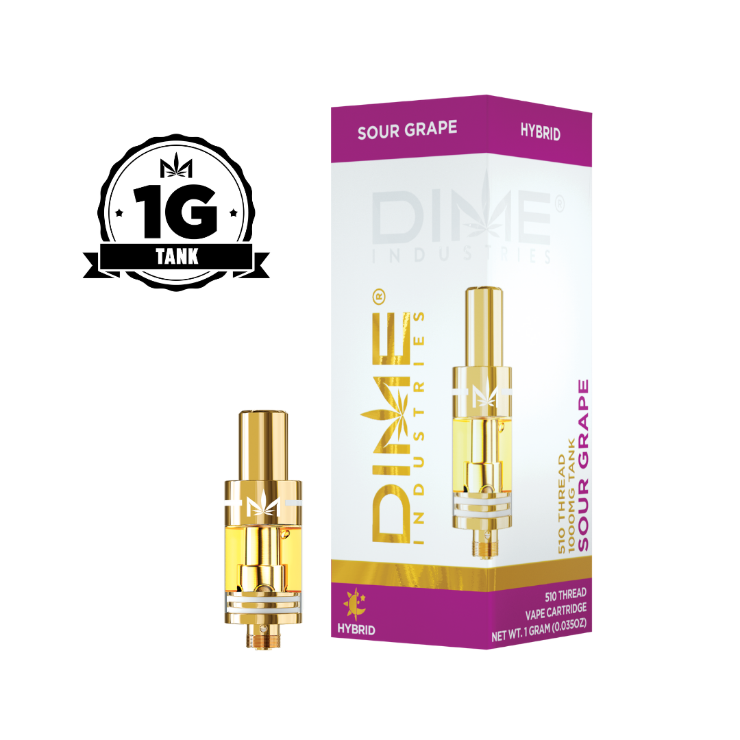 CARTRIDGE - DIME - SOUR GRAPE - 1000MG