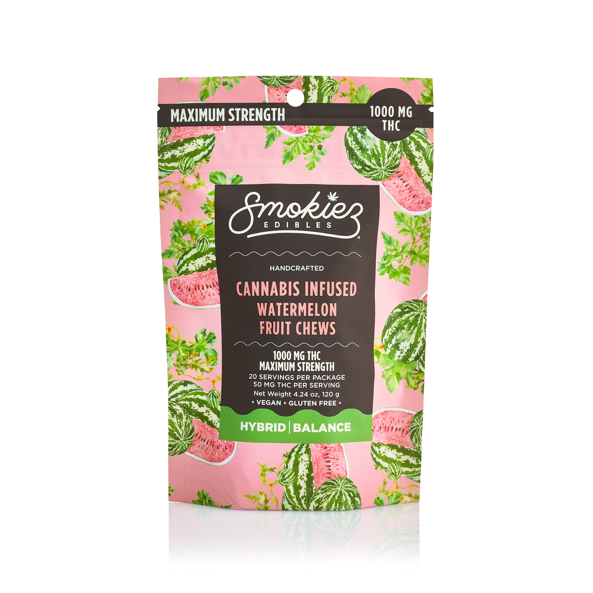 GUMMY - SMOKIEZ - SWEET WATERMELON (H) - 1000MG