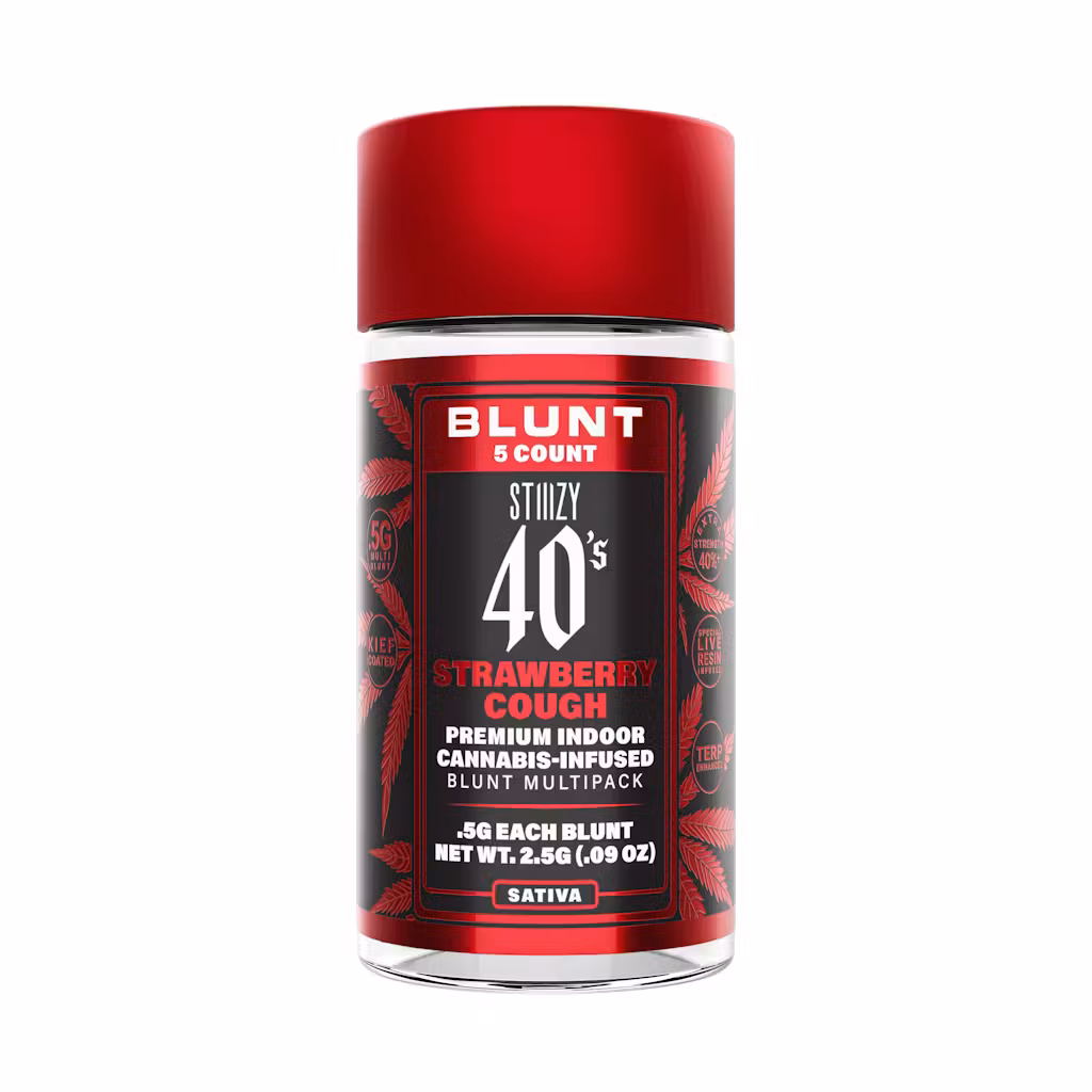 STIIIZY - BLUNT 5-PACK - STRAWBERRY COUGH (S) - 2.5G