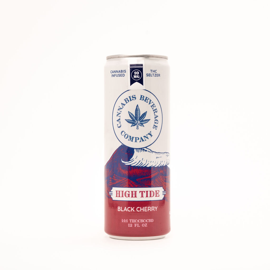 HIGH TIDE - BLACK CHERRY SELTZER - 10MG