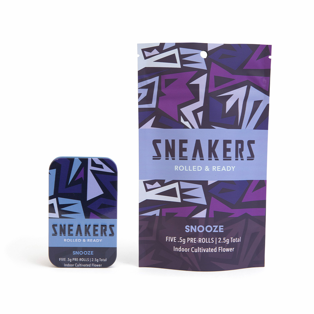 SNEAKERS SNOOZE PRE ROLL 5 PACK - 2.5G (DEATH STAR) - 2.5 g