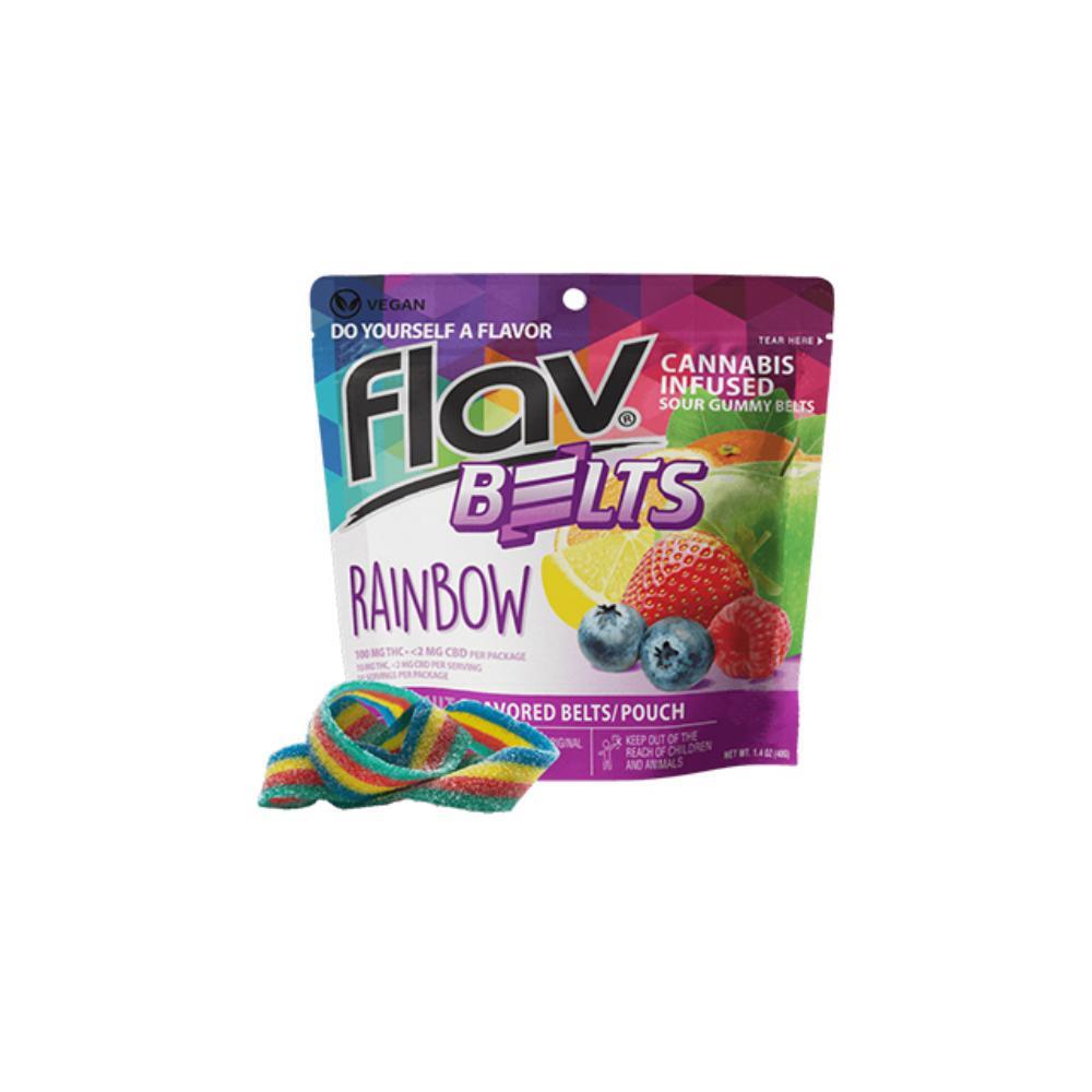 GUMMIES - FLAV - RAINBOW BELTS (H) - 100MG