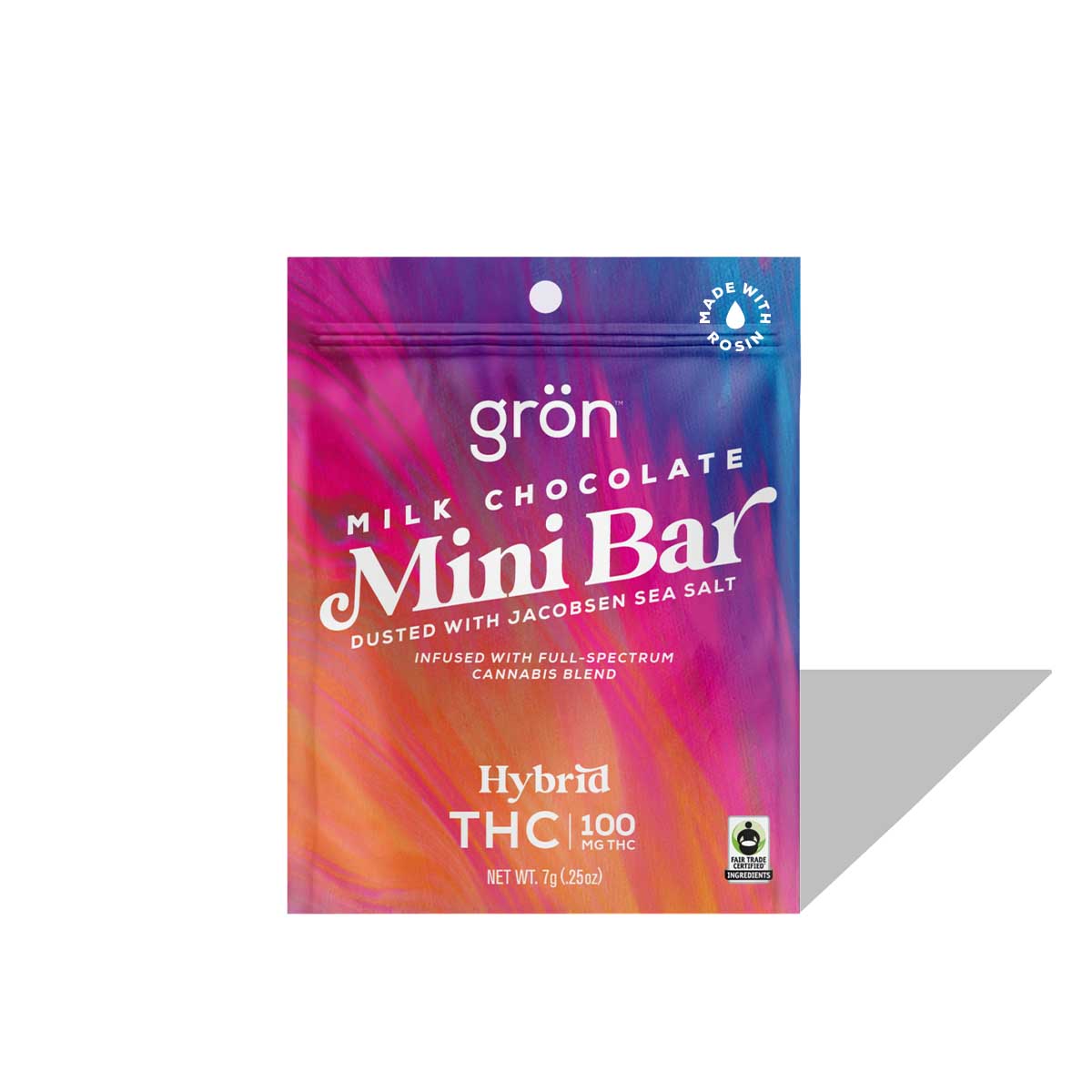 GRON - MILK CHOCOLATE MINI BAR - 100MG