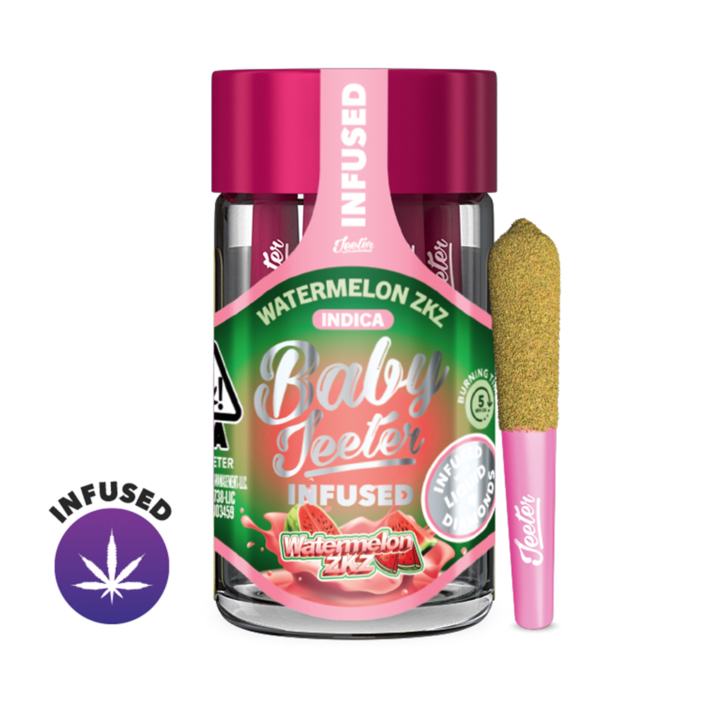 PREROLL PACK - JEETER - WATERMELON ZKZ (I) - 2.5G TOTAL