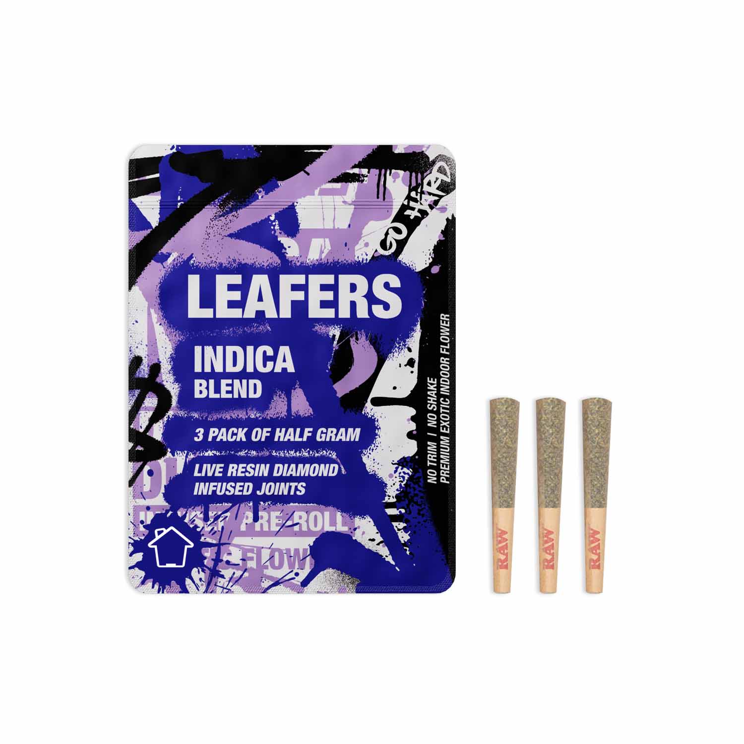 LEAFERS - INDICA BLEND 3PK - 1.5G
