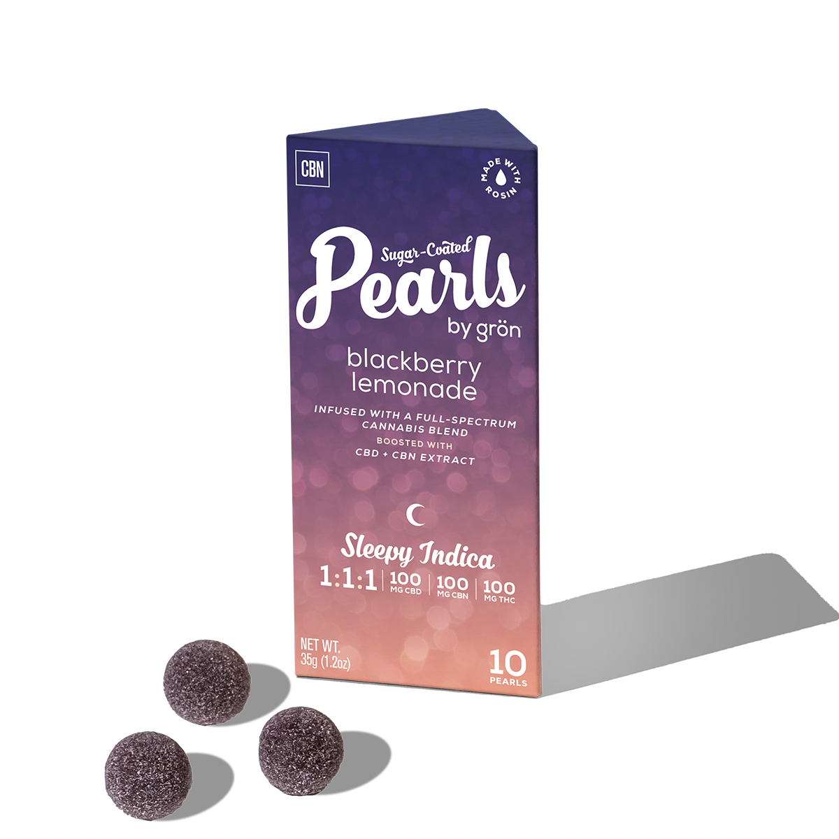 GUMMY - GRON - BLACKBERRY LEMONADE 1:1:1 THC:CBD:CBN (I) - 100MG