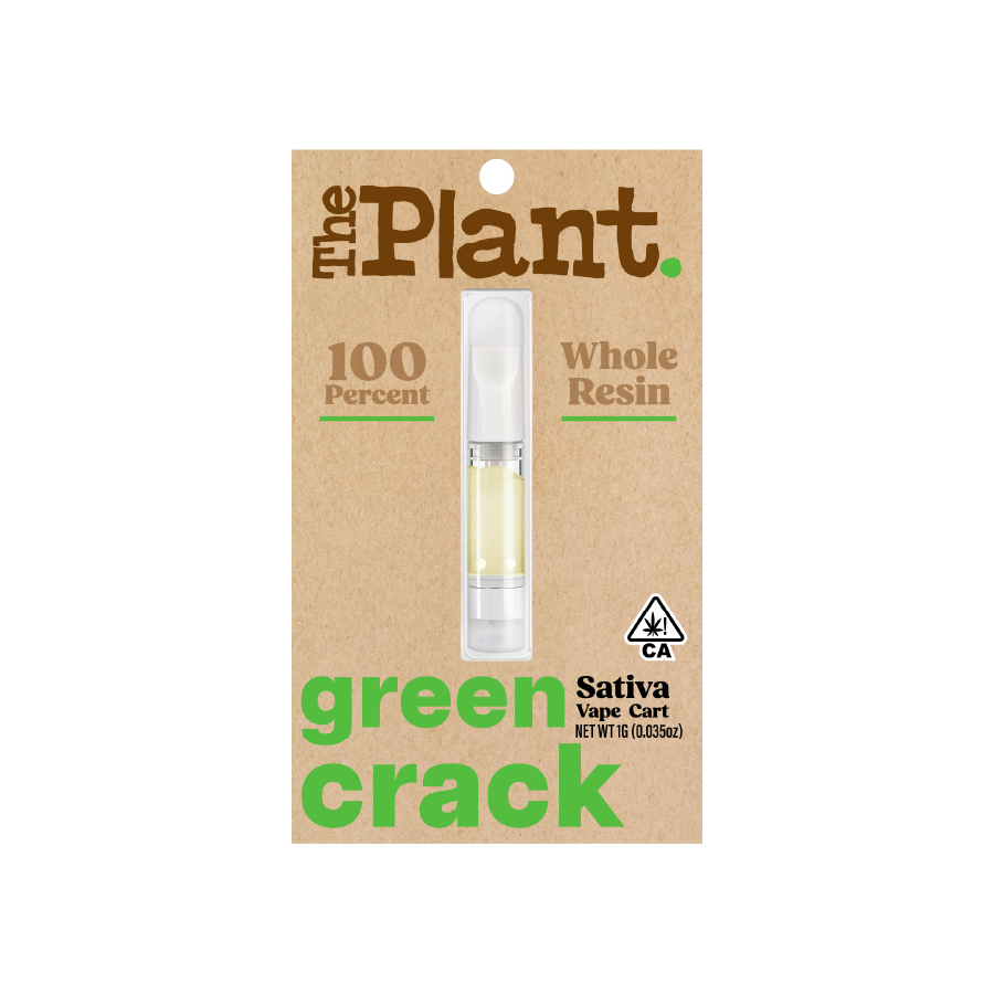 Green Crack 1g Whole Resin Vape Cart