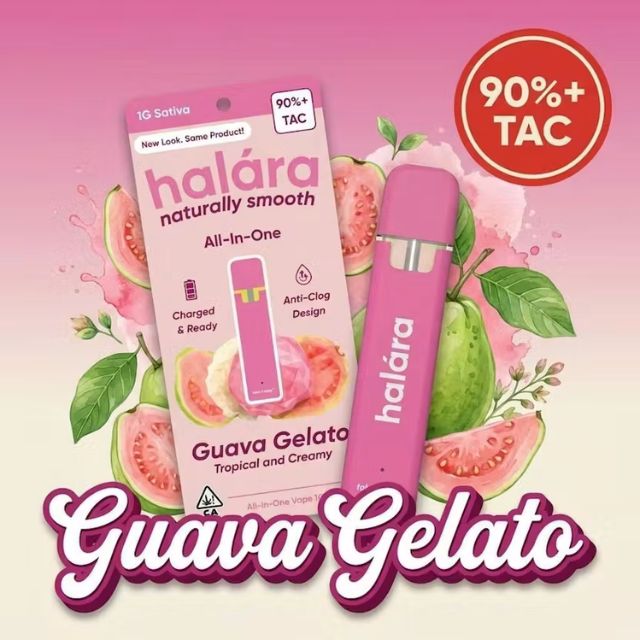 Guava Gelato 1g High THC All-in-One Vape